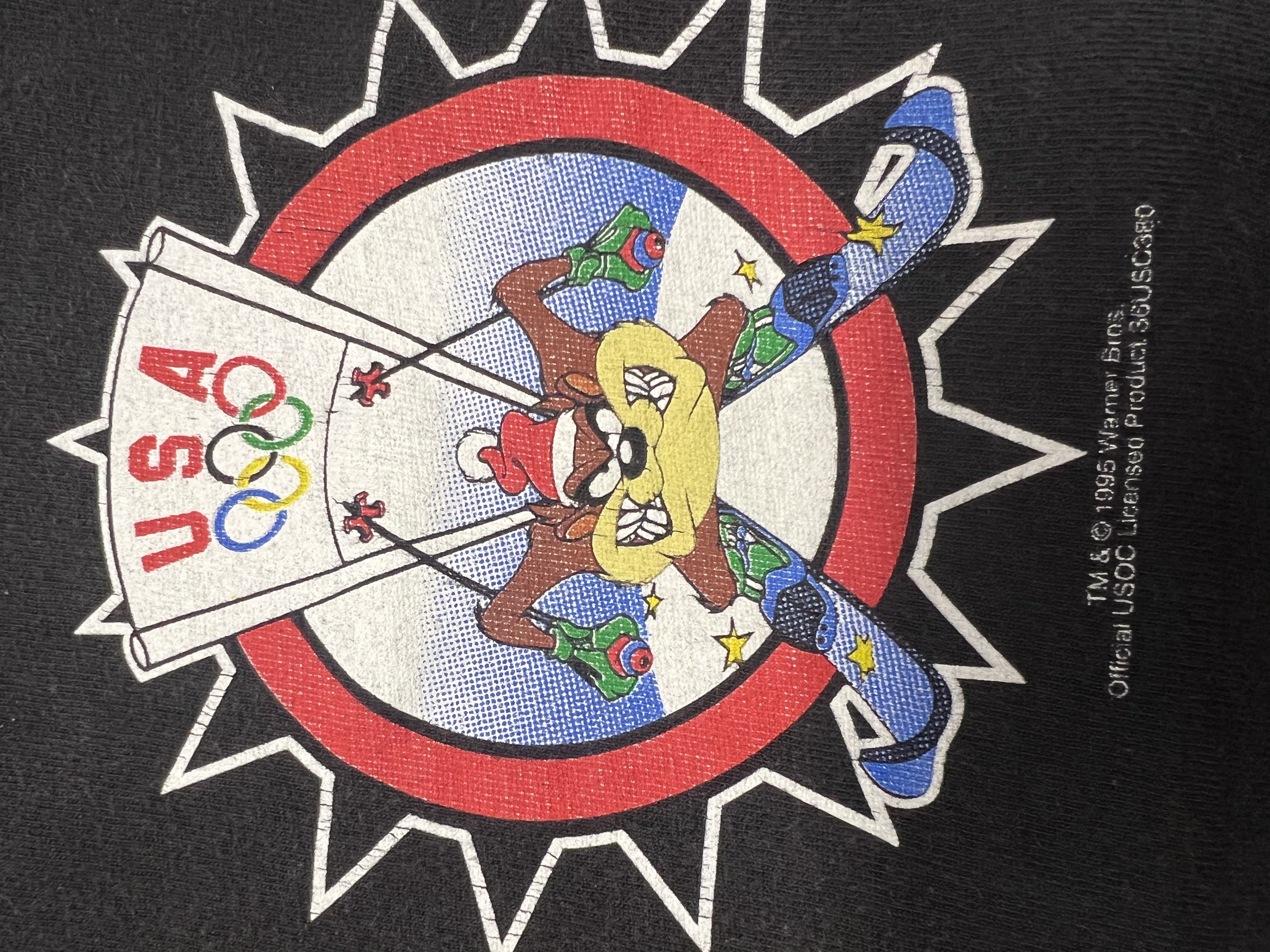 Hanes Beefy T Looney Tunes Olympic Shirt